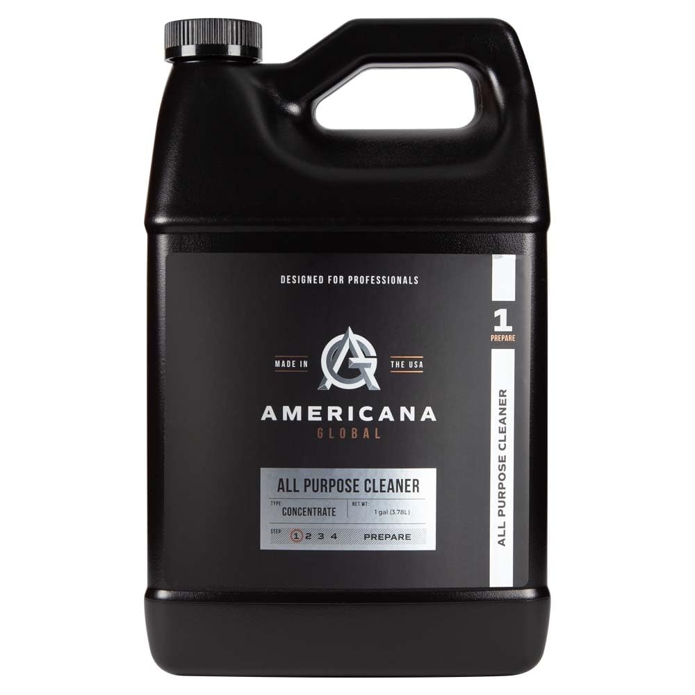 Americana Global Concentrated All-Purpose Cleaner - Heavy-Duty, Professional Grade, Highly Concentrated for Engine Bays, Tires, Wheels, Interiors - (1
