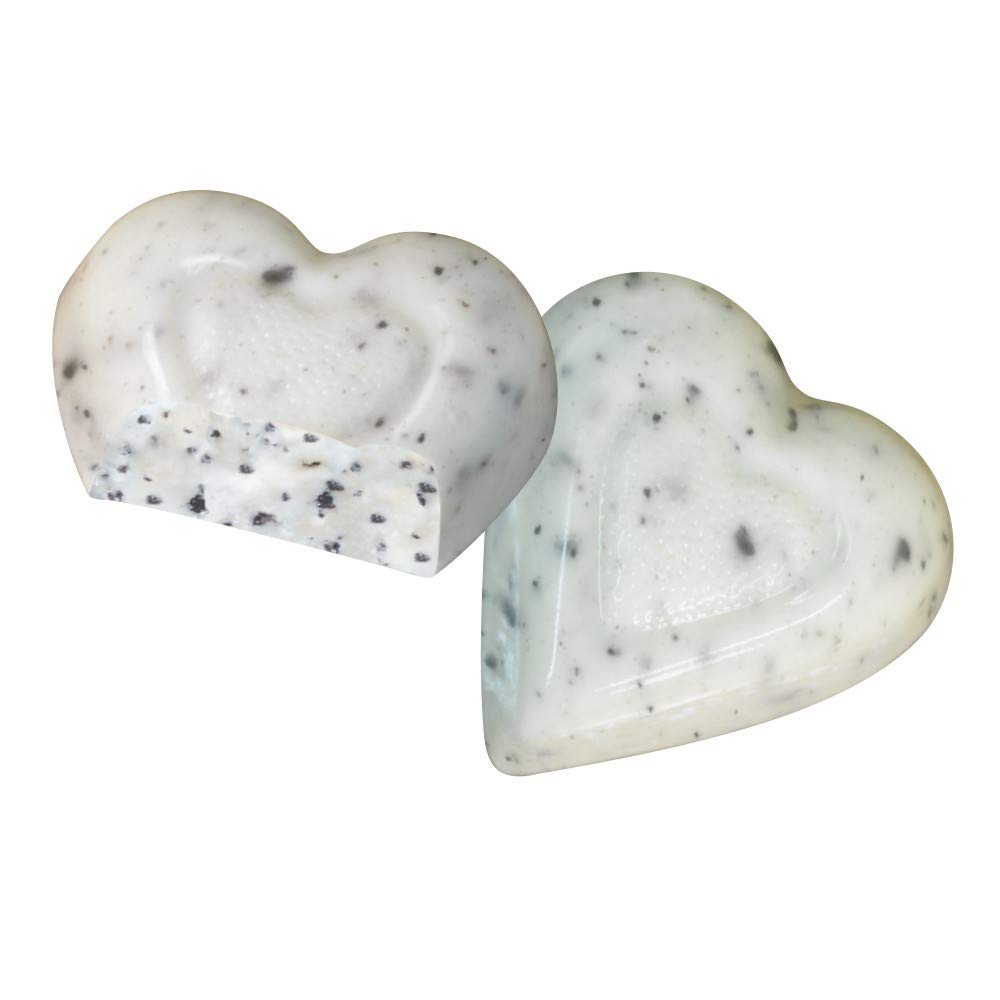 R.M. Palmer Cookies & Creme Hearts, Bulk Bag of Chocolatey Cookies & Cream Candies, Valentine’s Day Treats (2lbs.)