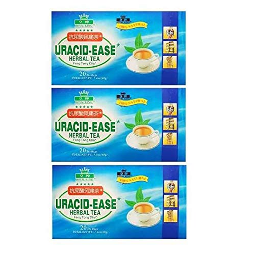 3 Boxes of Uracid-Ease Herbal Tea (20 Teabags)