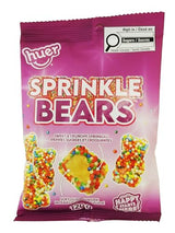 Huer Sprinkle Bears Gummies, Assorted Flavors, Rainbow Gummy Candy - 120g/4.2 oz