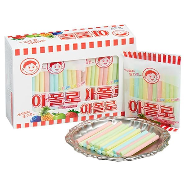 Apollo Straw Candy 36g, Pack of 20