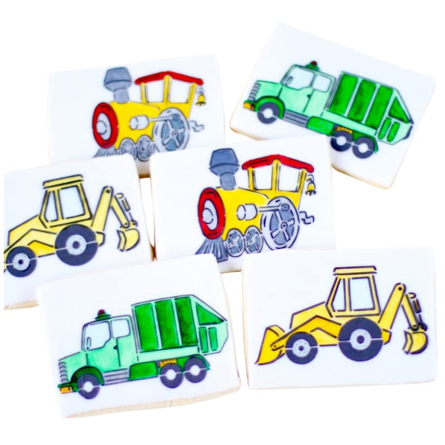 1 Boys Paint Your Own Cookie. LOTS OF DESIGNS TO CHOOSE FROM! Trucks, Dinosaurs, Race Cars, Football, Birthday Themed Party Favors!