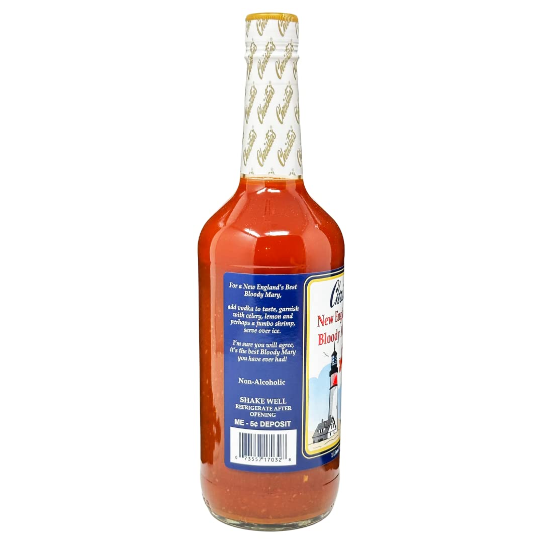 Christie’s New England’s Best Bloody Mary Mix - Bold and Spicy - 1 Liter Bottle