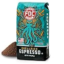 Fire Department Coffee - Gives Back to Firefighters - Bold & Smooth Shellback Espresso Ground Coffee - Roasted in the USA - Veteran Owned - 12 oz