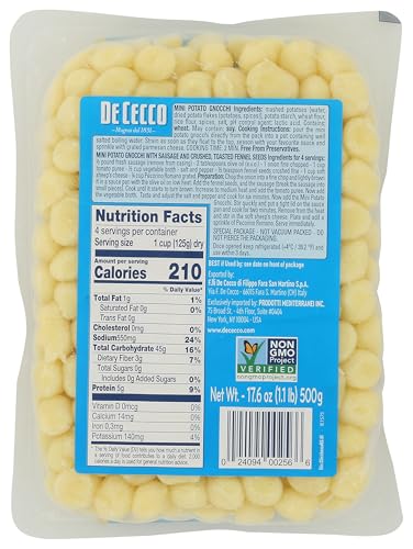 De Cecco Pasta Mini Potato Gnocchi, 17.6 OZ