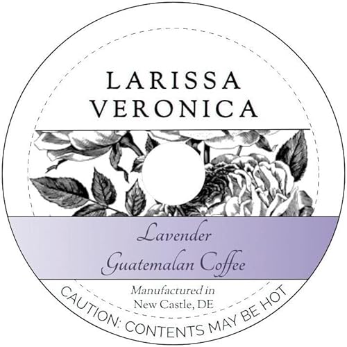 Lavender Guatemalan Coffee (Single Serve K-Cup Pods) (Gourmet, Naturally Flavored, Whole Coffee Beans) (12 pods, ZIN: 573290) - 2 Pack