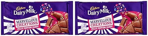 Cadbury Marvellous Creation Jelly Popping Candy Shells 160 g, Pack of 2