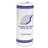 Whitehall 1797 Kitchen Roll Towels, 2-Ply, 11-Inch, White, 85/Roll, 30 Rolls/Carton