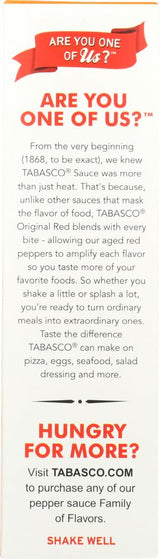 Tabasco Pepper Sauce Original Flavor 5 OZ (Pack of 24)