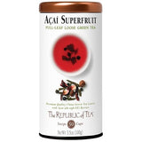 The Republic of Tea Acai Superfruit Green Tea Full-Leaf Tea, 3.5 Ounces / 50-60 Cups