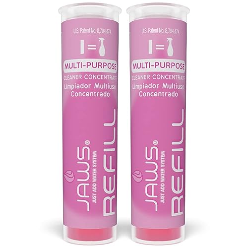 JAWS Multi-Purpose Cleaner Refill Pack. Includes 2 Refill Pods. Refillable Cleaning Supplies.