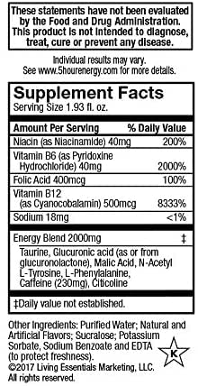 5 Hour Energy Extra Strength Case, 2 Oz Bottles (Pack of 48)