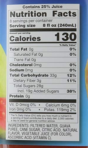 Grown Right Organic Guava Nectar Juice, 64 Fluid Ounce (Pack of 2)