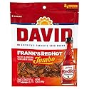 DAVID Roasted and Salted Jumbo Sunflower Seeds, Frank's Redhot Flavor, 5.25oz.