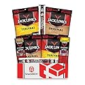 Jack Link's Beef Jerky SnackBOX Care Package Variety Pack | Gift Basket | Snack BOX (8 Items) Mothers Day, Final Exams, Graduation, Birthday, Date