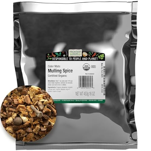 Frontier Co-op Organic Cider Mate Mulling Spice - For Mulled Cider | 16 Ounce (Pack of 1)