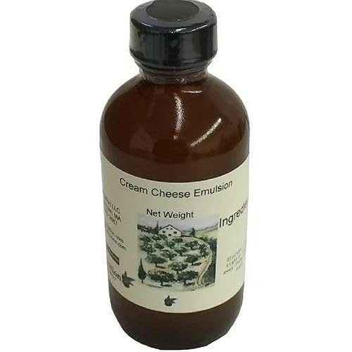 OliveNation Cream Cheese Emulsion, Water Soluble Baking Flavor for Cakes, Cookies, Fillings, Frosting, Beverages, Gluten Free - 16 ounces