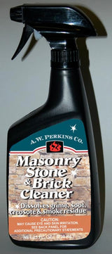 The Chimney Shop AW Perkins Brick & Stone Cleaner, Fireplace Cleaning Solution - Non Acidic- - 25 fl. Oz