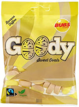 Bubs Goody Banana Toffee Candy - Gummy Candy - Pack of 12 90g Bags