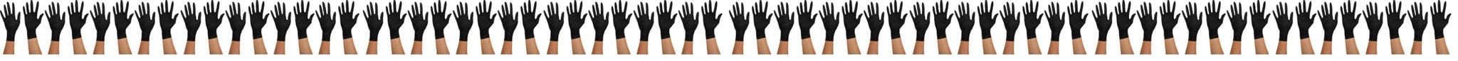 Black Mamba Nitrile Workshop Maintenance Gloves - Black, Large