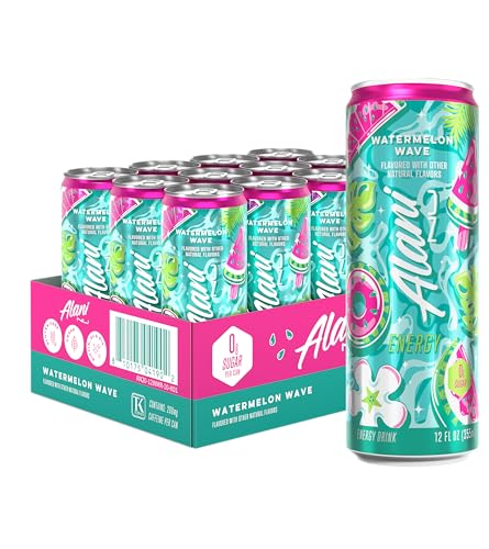 Alani Nu Watermelon Wave Sugar Free Energy Drink (Pack of 12)