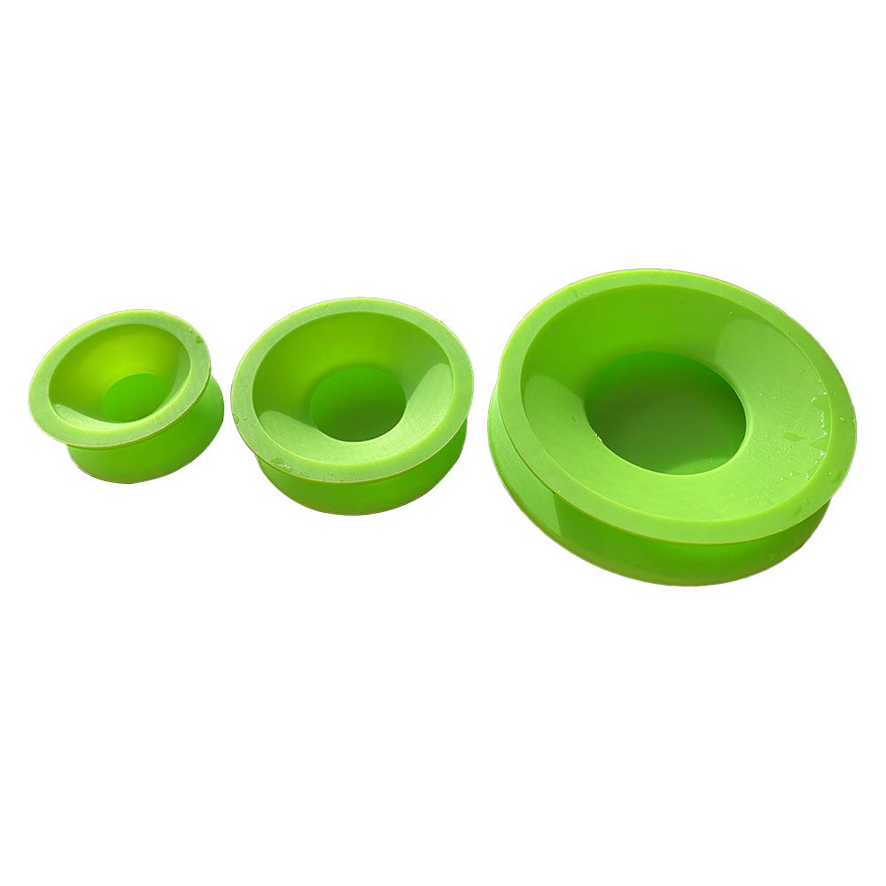 Green Piece® Glass Cleaner 2 Bottle-16 oz (Made in USA) - with Set of 3 Silicone Plugs - Excellent for Scent Proofing and Cleaning