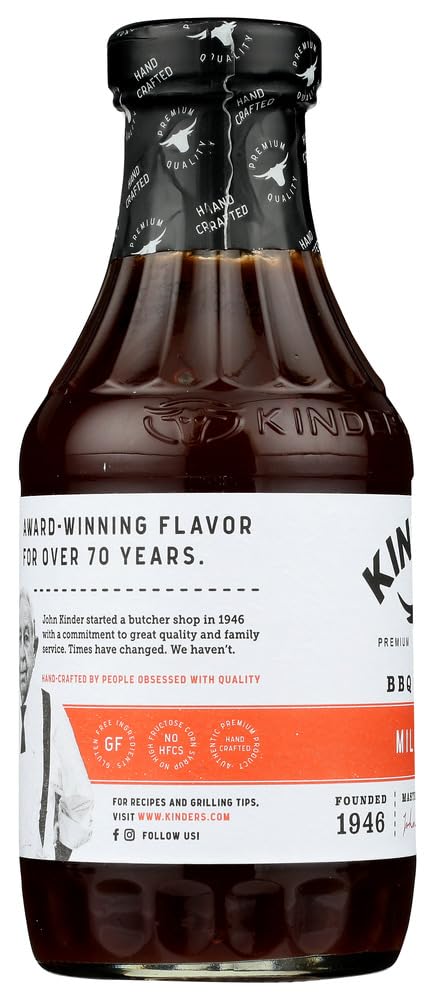 Kinder Sauce Barbecue Mild, 20.5 oz (Pack of 2)