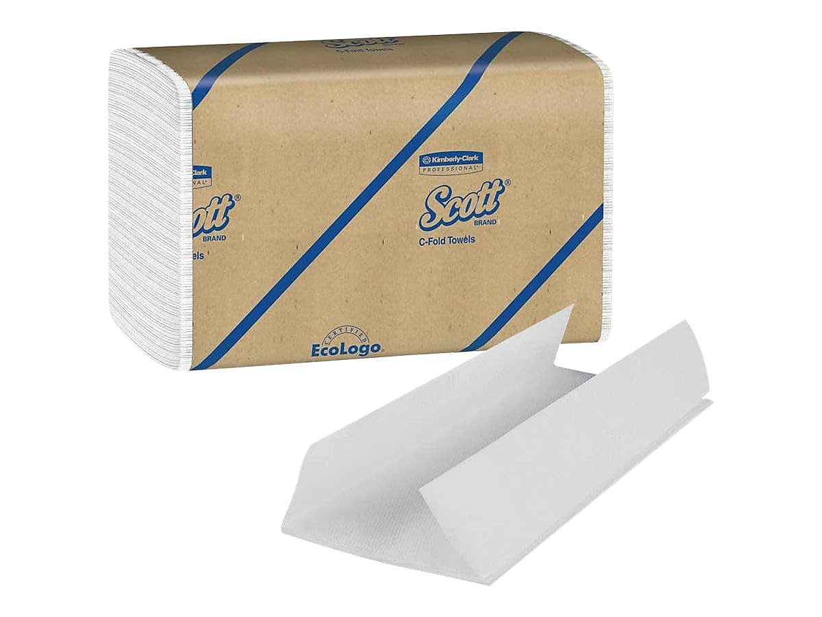 Scott C-fold Paper Towels 1 Ply, 2400 Count
