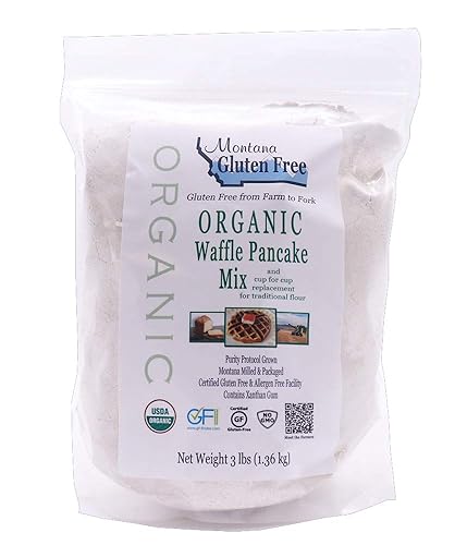 Montana Gluten Free Organic Waffle Pancake Mix 3lb package