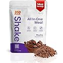 310 Nutrition All-In-One Meal Replacement Shake Powder - Plant-Based Protein Smoothie Blend w/High Fiber, Probiotics & Adaptogens - Low Carb, Vegan