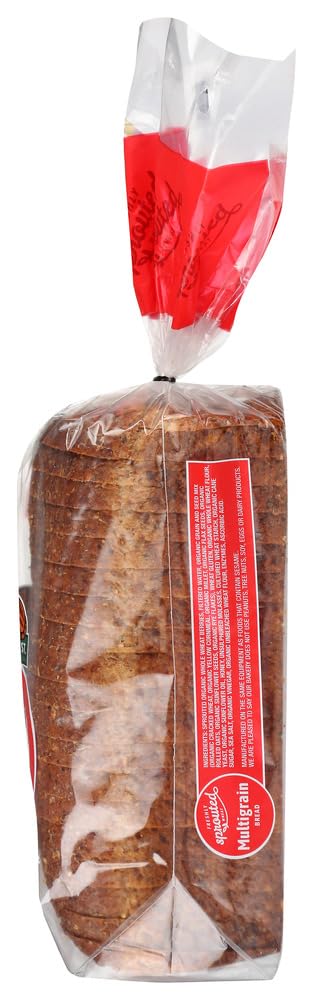 Alvarado Street Bakery Organic Sprouted Wheat Multi-Grain Bread, 24 Ounce -- 6 per case.