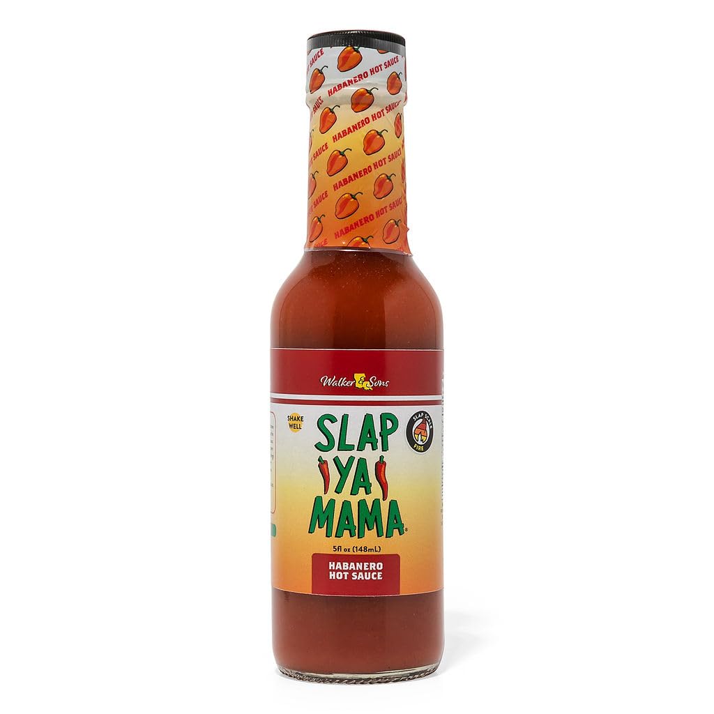 Slap Ya Mama Louisiana Style Habanero Hot Sauce, 5 Ounce Bottle, Pack of 1