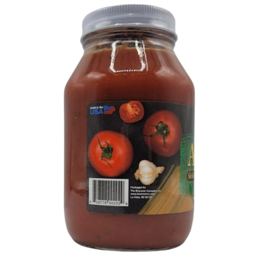 Angi's Sicilian Style Spaghetti Sauce | Gluten Free Pasta Sauce | 33 oz Jar (1)
