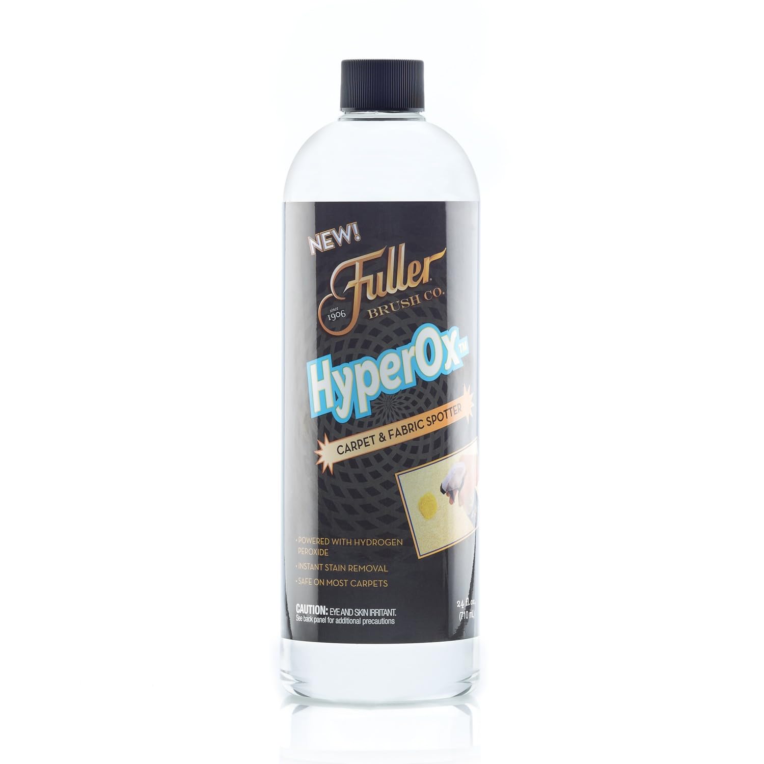 Fuller Brush HyperOx Carpet & Fabric Spotter - 22 oz Bottle - Removes Tough Stains & Odors from Carpet, Rugs, Upholstery & Fabric - Hydrogen Peroxide