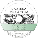 Orange Vanilla Brazilian Coffee (Single Serve K-Cup Pods) (Gourmet, Naturally Flavored, Whole Coffee Beans) (12 pods, ZIN: 573858) - 2 Pack