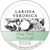 Orange Vanilla Brazilian Coffee (Single Serve K-Cup Pods) (Gourmet, Naturally Flavored, Whole Coffee Beans) (12 pods, ZIN: 573858) - 2 Pack