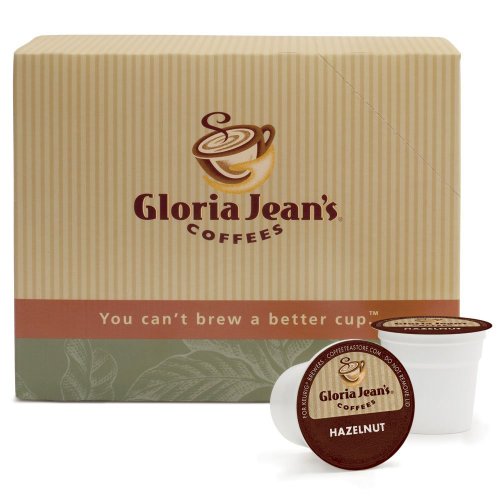 Gloria Jean's Coffees Hazelnut, Single Serve Coffee K-Cup Pod, Flavored Coffee, 24
