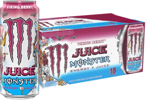 Monster Energy Juice Viking Berry, Energy Drink, 16 Ounce