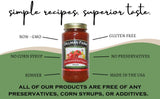 Dillman Farm All Natural Roasted Red Pepper Pasta Sauce - Gluten-Free, Non-GMO, Kosher, Vegan, Preservative-Free, Corn Syrup Free - Made in USA, 24