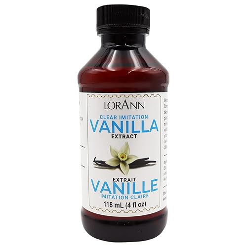 LorAnn Oils Double-Strength Clear Artificial Vanilla Extract, 4 Ounce