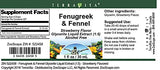 Fenugreek & Fennel Glycerite Liquid Extract (1:5) - Strawberry Flavored (1 oz, ZIN: 522458) - 3 Pack