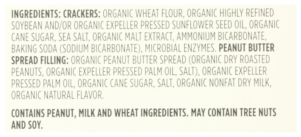 365 by Whole Foods Market, Organic Mini Peanut Butter Sandwich Crackers 8 Count, 1 Ounce