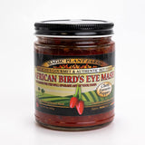 African Bird's Eye Pepper Mash by Magic Plant - 9 Oz Jar, Piri Piri Birdseye Fermented Chili Sauce - 50K - 175K SHU Bright Fiery | Authentic African