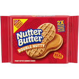 Nutter Butter Double Nutty Peanut Butter Sandwich Cookies, 1 Pack (15.27 oz.)