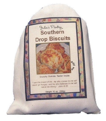 Julias Pantry JP200 Southern Drop Biscuits Cloth Bag 10oz, Pack of 4