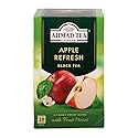 Ahmad Tea Apple Refresh Black Tea, 20-Count Tea Bags (Pack of 6)