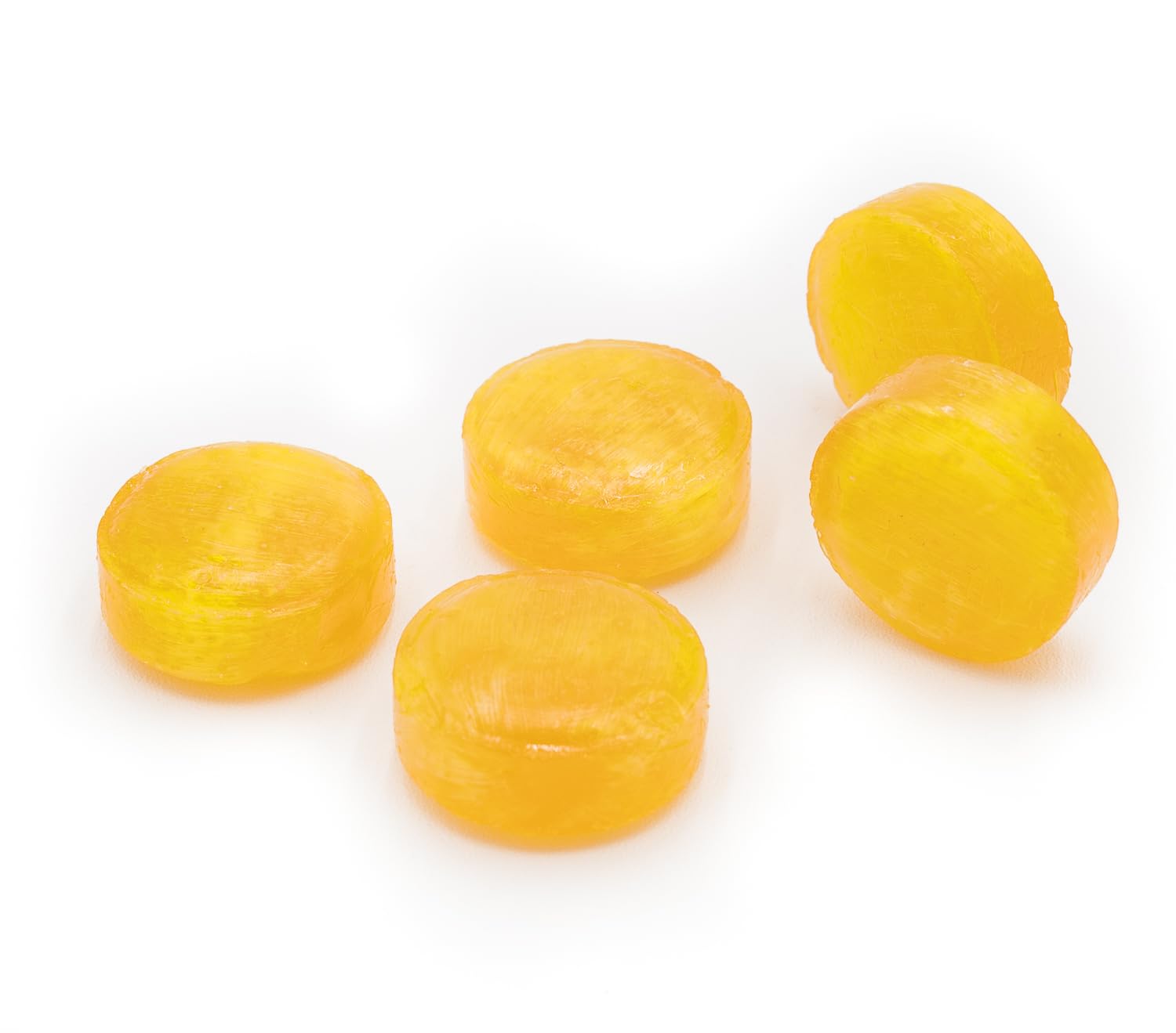BUTTERSCOTCH Hard Candy Discs 5 lb - Bulk Bag, Individually Wrapped, Sweet Gourmet Candies, Old Fashioned