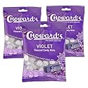 Choward's Violet Mints Candy Bag | Bold Aromatic Flavor | Perfect for Snacks in Lunchboxes, Travel, Sharing, and Gifting | Nostalgic Vintage Candy | 3