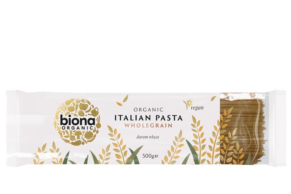 Biona Organic Bronze-Extruded Wholewheat Spaghetti 500g