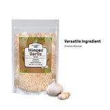 Unpretentious Minced Dried Garlic, 8 oz, Kitchen Essential, Versatile Seasoning